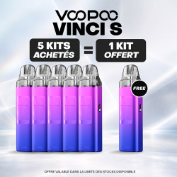 Pack Offre - Kit Pod Vinci S 2000mAh - Voopoo 5+1