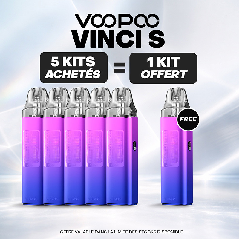 Pack Offre - Kit Pod Vinci S 2000mAh - Voopoo 5+1