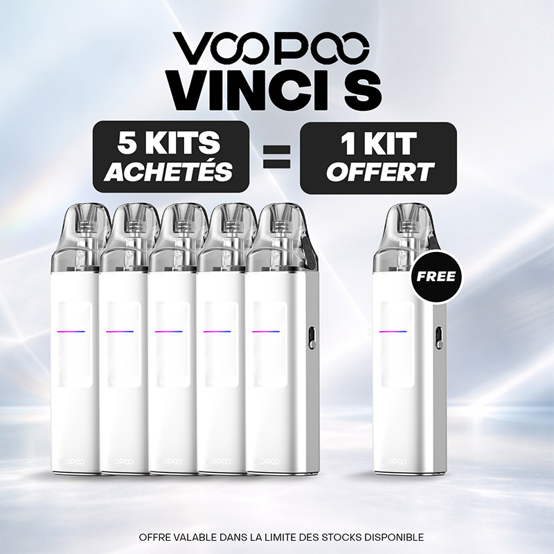 Pack Offre - Kit Pod Vinci S 2000mAh - Voopoo 5+1