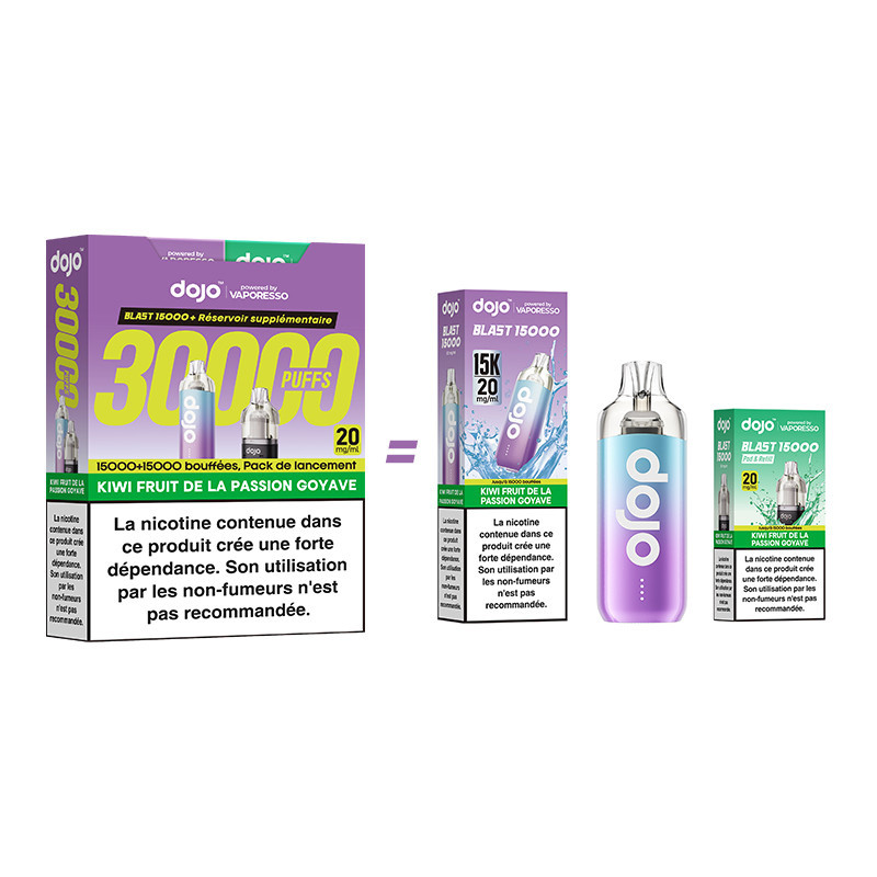 Bundle Puff Dojo Blast 30K - Dojo by Vaporesso