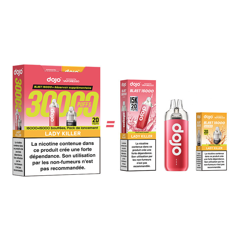 Bundle Puff Dojo Blast 30K - Dojo by Vaporesso