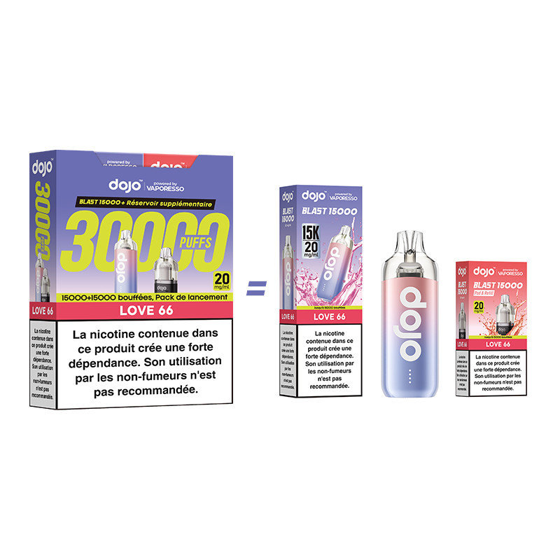 Bundle Puff Dojo Blast 30K - Dojo by Vaporesso