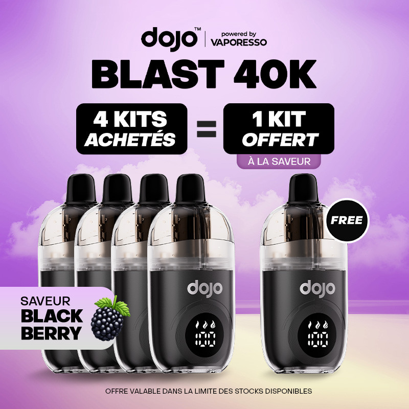 Pack Offre - Puff Dojo Blast 40K - Dojo by Vaporesso 4+1
