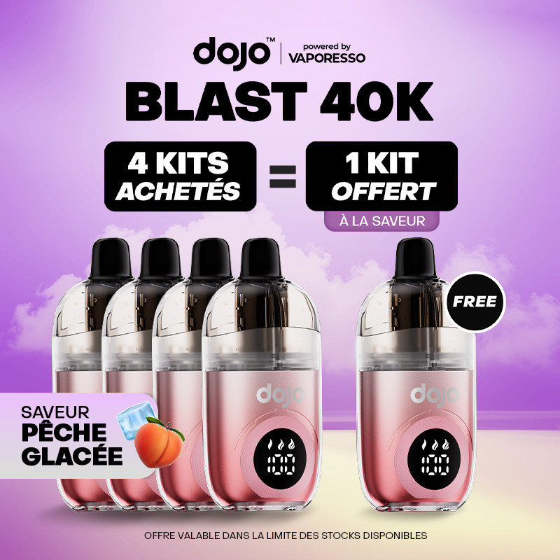 Pack Offre - Puff Dojo Blast 40K - Dojo by Vaporesso 4+1