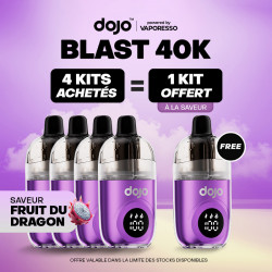 Pack Offre - Puff Dojo Blast 40K - Dojo by Vaporesso 4+1