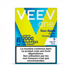 Paquet de 2 Pods pré-remplis Veev One Pomme Verte - Veev (pack de 5)