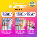 Pack Offre - Puff Dojo Blast 15K - Dojo by Vaporesso 30+15+10 cartouches