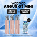 Pack Offre - Kit Pod Argus G3 Mini 1350mAh - Voopoo 3+1x50ml
