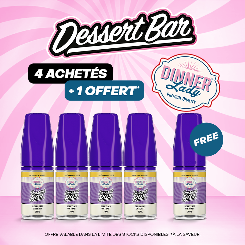 Pack Offre Concentré Dessert Bar 30ml - Dinner Lady 4+1