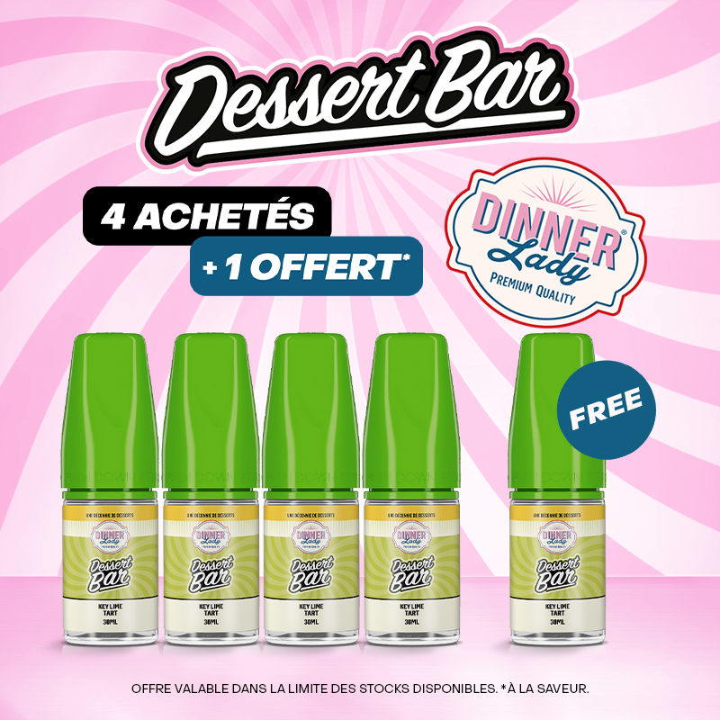 Pack Offre Concentré Dessert Bar 30ml - Dinner Lady 4+1