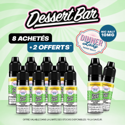 Pack Offre Salt 10ml Dessert Bar - Dinner Lady 8+2