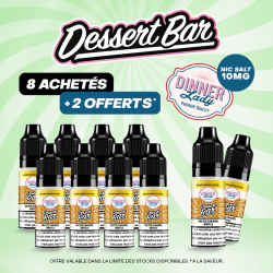 Pack Offre Salt 10ml Dessert Bar - Dinner Lady 8+2