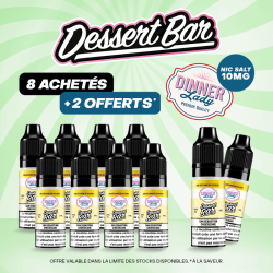 Pack Offre Salt 10ml Dessert Bar - Dinner Lady 8+2