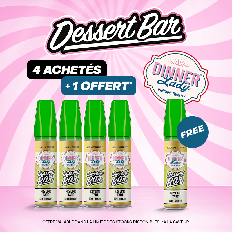 Pack Offre Dessert Bar 50ml - Dinner Lady 4+1