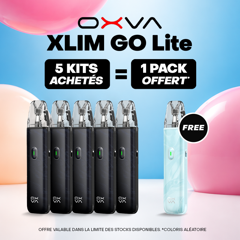 Pack Offre - Kit Pod XLIM Go Lite 1000mAh - OXVA 5+1