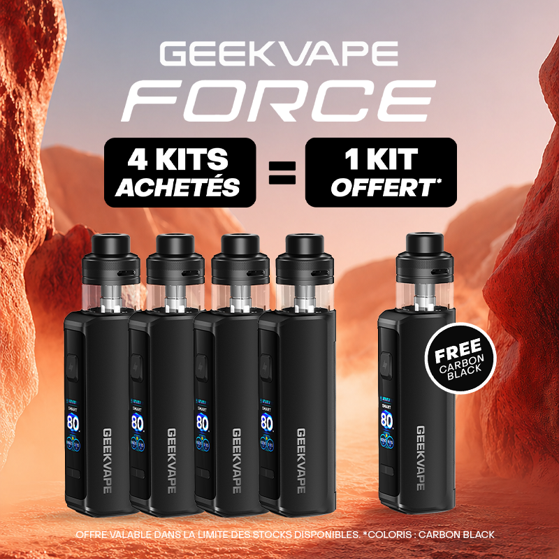 Pack Offre - Kit Pod Force 3200mAh - Geekvape 4+1