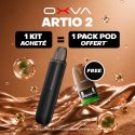 Pack Offre - Kit Pod Artio 2 900mAh 2ml - OXVA 1+1 pack de pods