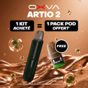 Pack Offre - Kit Pod Artio 2 900mAh 2ml - OXVA 1+1 pack de pods