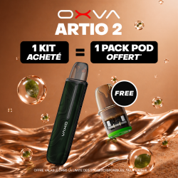 Pack Offre - Kit Pod Artio 2 900mAh 2ml - OXVA 1+1 pack de pods