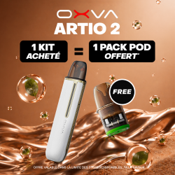 Pack Offre - Kit Pod Artio 2 900mAh 2ml - OXVA 1+1 pack de pods