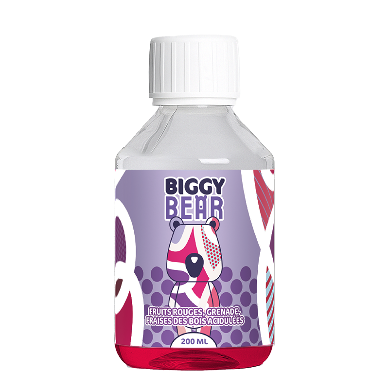 Fruits Rouges Grenade Fraises des bois acidulées 200ml - Biggy Bear