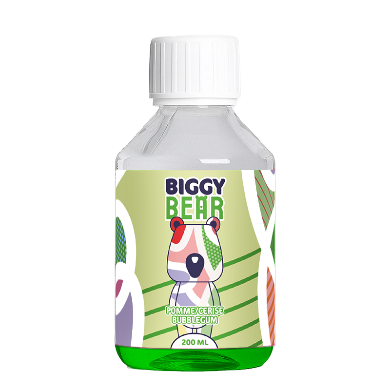 Pomme Cerise Bubble Gum 200ml - Biggy Bear