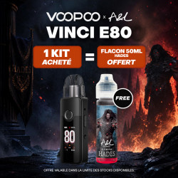 Pack Offre - Kit Pod Vinci E80 3000mAh – Voopoo 1 + 1 Hades 50ml