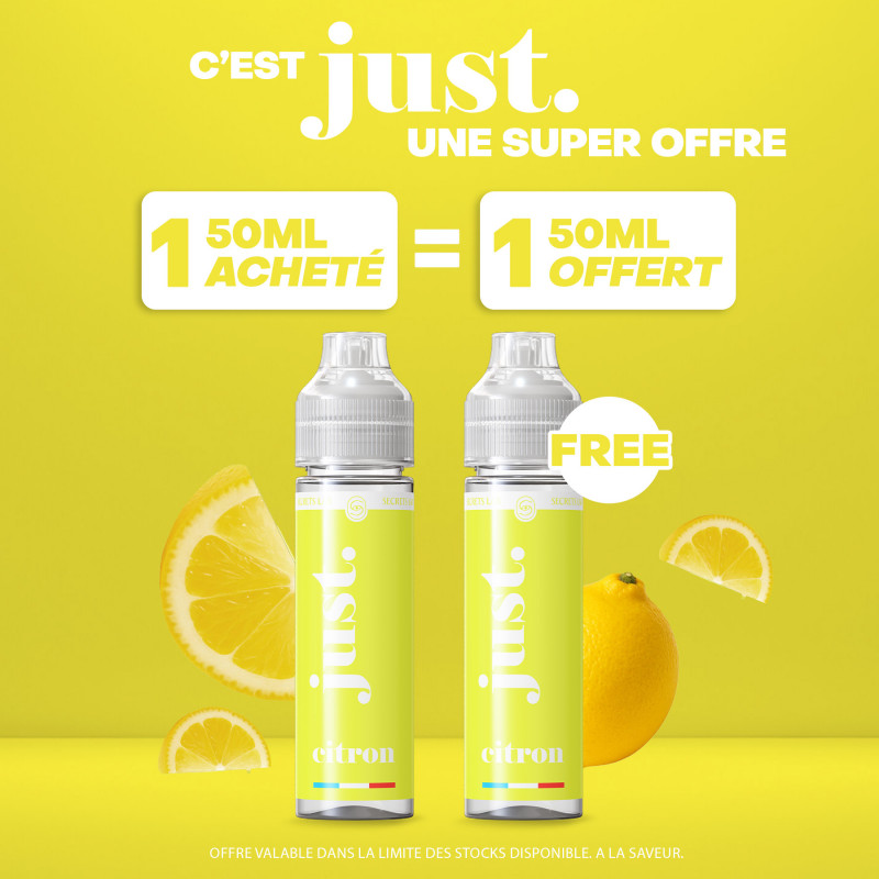Pack Offre 50ml Just - Secrets Lab 1+1