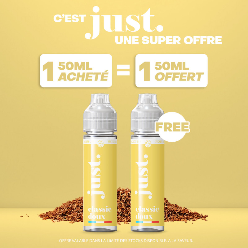 Pack Offre 50ml Just - Secrets Lab 1+1