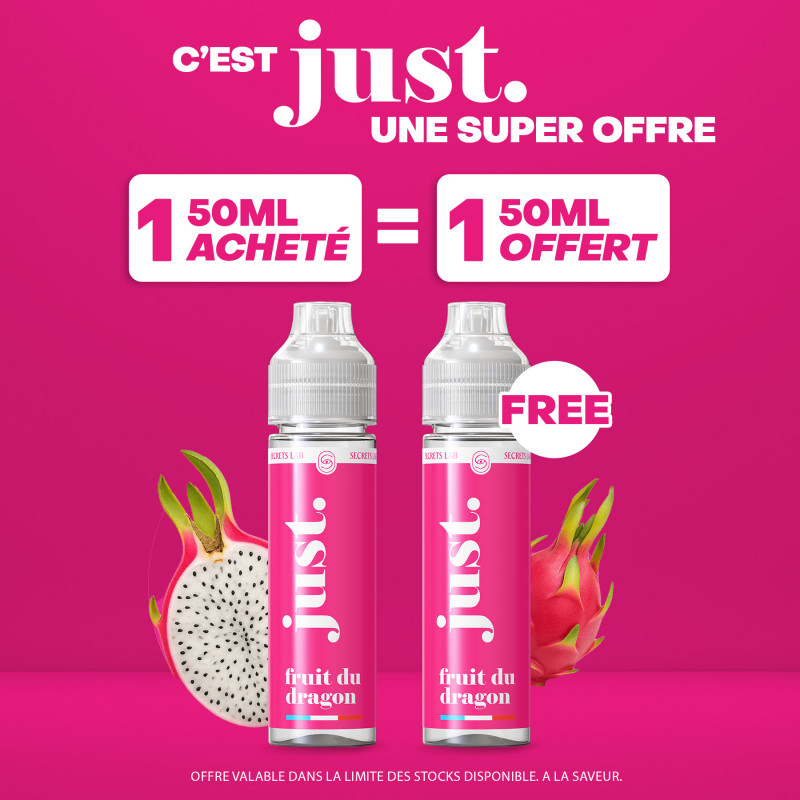 Pack Offre 50ml Just - Secrets Lab 1+1
