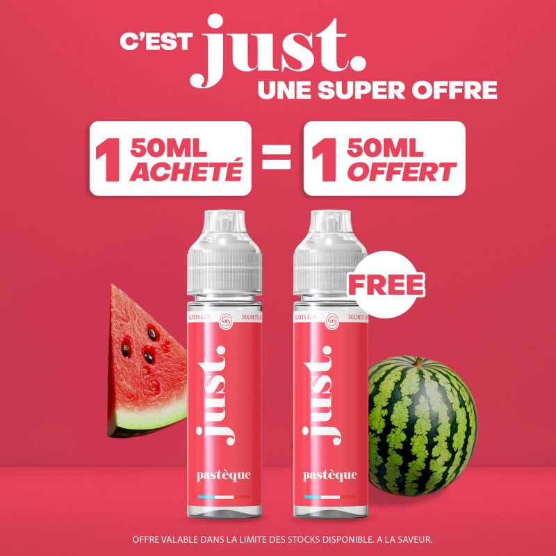 Pack Offre 50ml Just - Secrets Lab 1+1