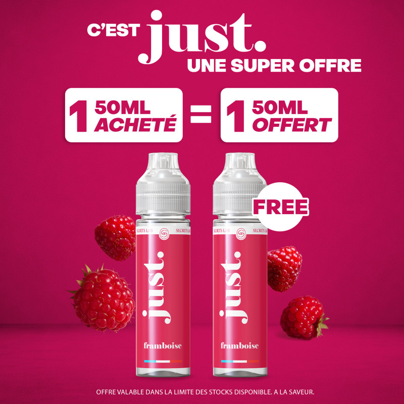 Pack Offre 50ml Just - Secrets Lab 1+1