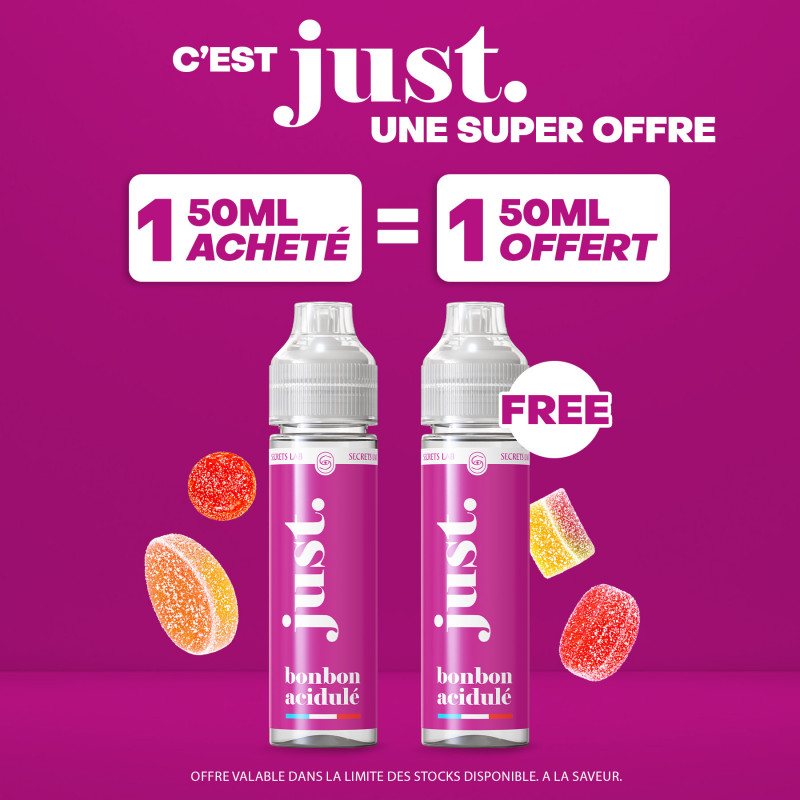 Pack Offre 50ml Just - Secrets Lab 1+1