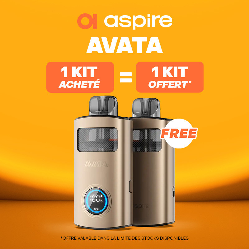 Pack Offre - Kit Pod Avata 1100mAh - Aspire 1+1