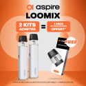 Pack Offre - Kit Pod Loomix 1500mAh - Aspire 2+1 pack de pods