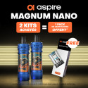 Pack Offre - Kit Pod Magnum Nano 1800mAh - Aspire 2+1 pack de pods