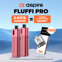 Pack Offre - Kit Pod Fluffi Pro 2800mAh - Aspire 2+1 pack de pods