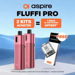 Pack Offre - Kit Pod Fluffi Pro 2800mAh - Aspire 2+1 pack de pods