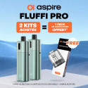 Pack Offre - Kit Pod Fluffi Pro 2800mAh - Aspire 2+1 pack de pods