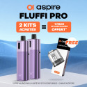 Pack Offre - Kit Pod Fluffi Pro 2800mAh - Aspire 2+1 pack de pods