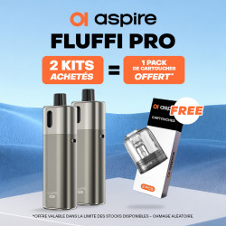 Pack Offre - Kit Pod Fluffi Pro 2800mAh - Aspire 2+1 pack de pods