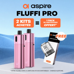 Pack Offre - Kit Pod Fluffi Pro 2800mAh - Aspire 2+1 pack de pods
