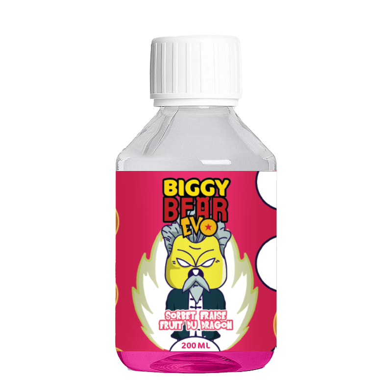 Sorbet Fraise Fruit du Dragon 200ml - Biggy Bear EVO
