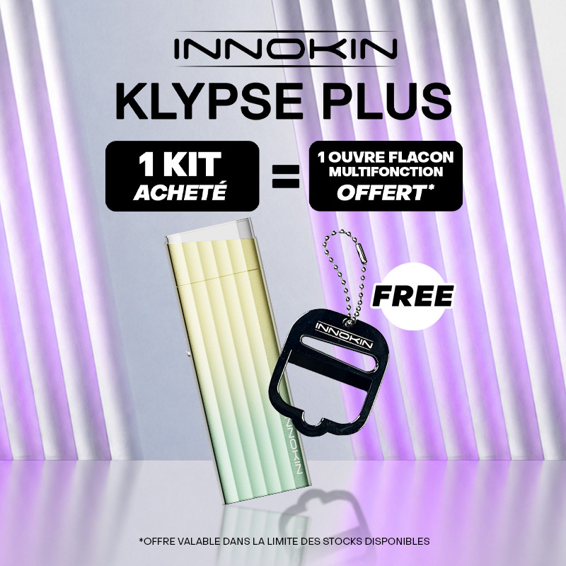 Pack Offre - Kit Pod Klypse Plus 1800mAh - Innokin 1+1 Ouvre flacon