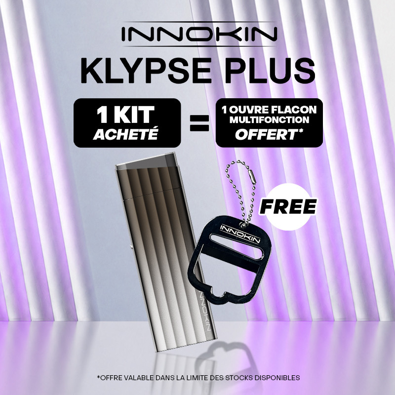 Pack Offre - Kit Pod Klypse Plus 1800mAh - Innokin 1+1 Ouvre flacon