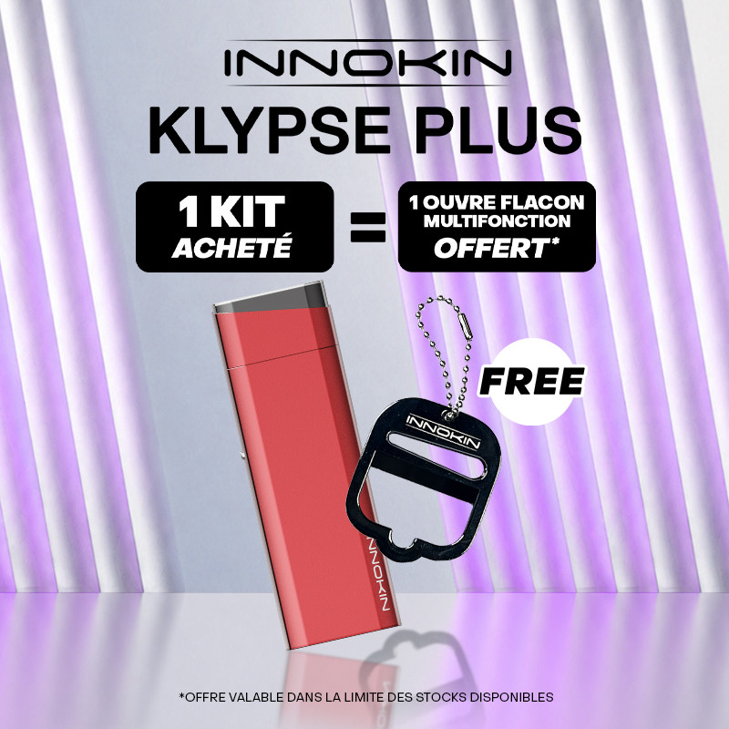 Pack Offre - Kit Pod Klypse Plus 1800mAh - Innokin 1+1 Ouvre flacon