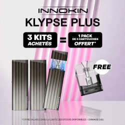Pack Offre - Kit Pod Klypse Plus 1800mAh - Innokin 3+1 pack de pods