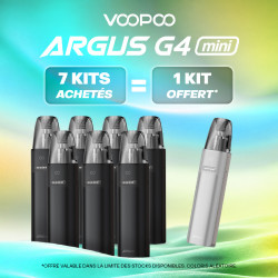 Pack Offre - Kit Pod Argus G4 Mini 1650mAh - Voopoo 7+1