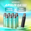 Pack Offre - Kit Pod Argus G4 Mini 1650mAh - Voopoo 7+1