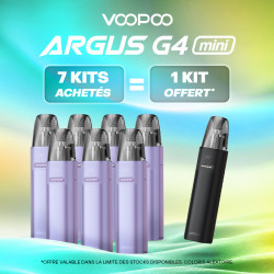 Pack Offre - Kit Pod Argus G4 Mini 1650mAh - Voopoo 7+1